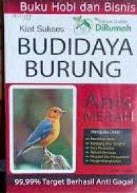 Image of Budidaya burung anis merah