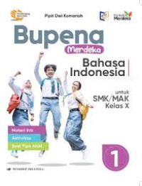 Image of Bupena Merdeka  Bahasa Indonesia untuk SMK/MAK Kelas X