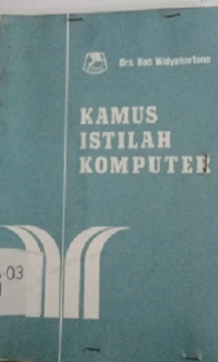 Image of Kamus istilah komputer