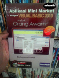 Image of Aplikasi mini market dengan visual basic untuk orang awam
